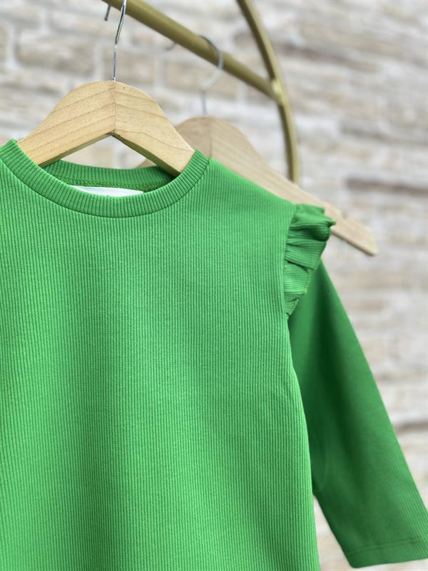 Kız Çocuk Kaşkorse Yeşil Taytlı Takım