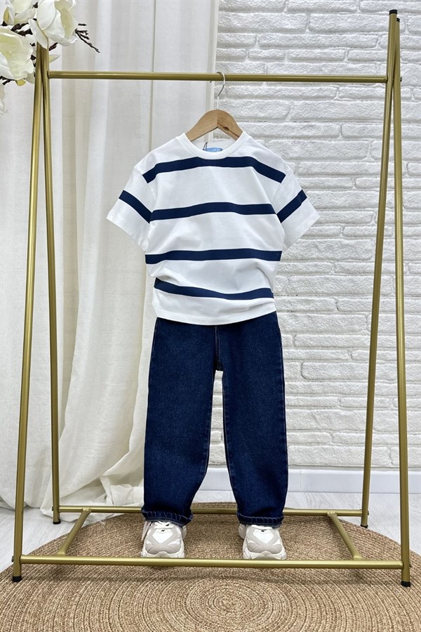 Kız Çocuk Laciel Kalpli Laci Jean Pantolon