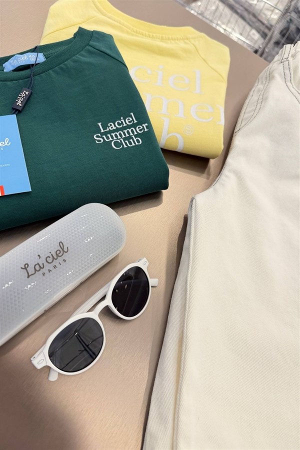 Kız Çocuk Laciel Summer Crop Baloon Jean Yeşil Takım