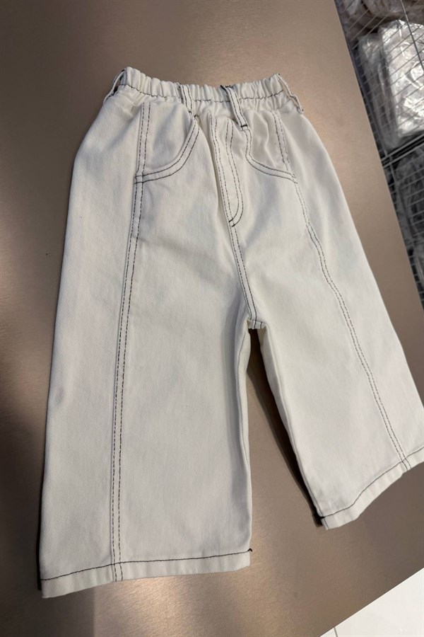 Kız Çocuk Laciel Summer Crop Baloon Jean Sarı Takım