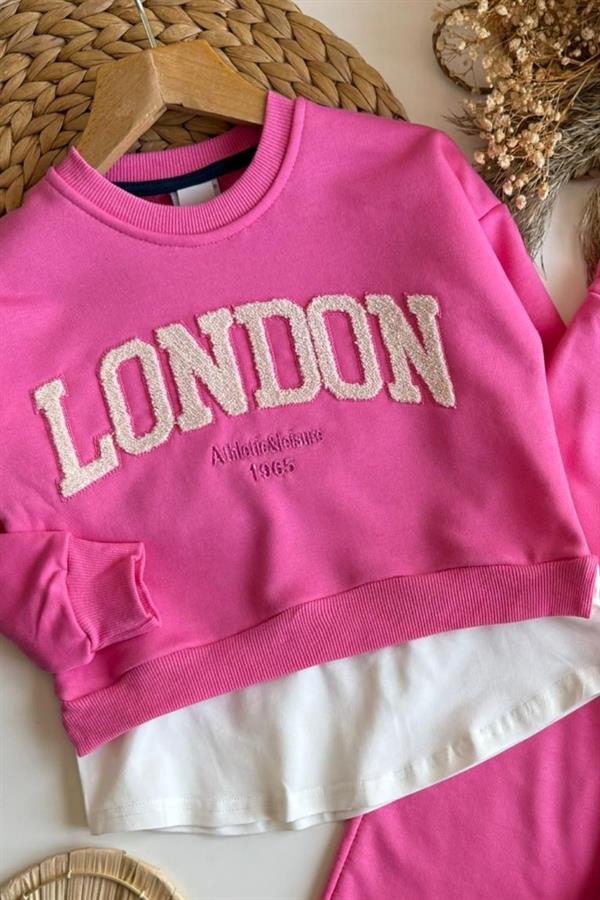 Kız Çocuk London Fuşya Takım