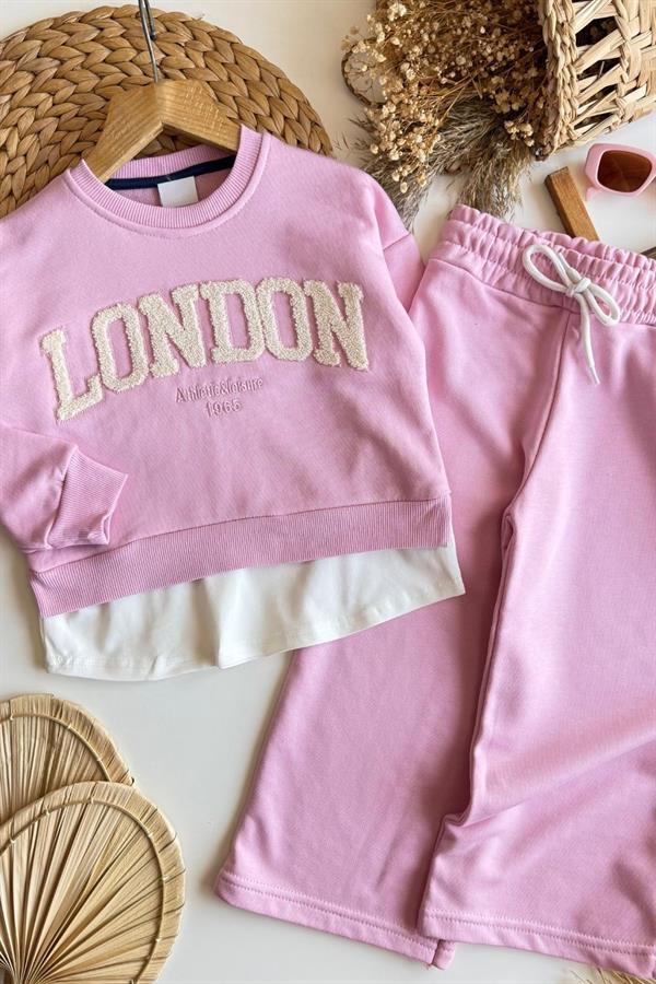 Kız Çocuk London Pembe Takım