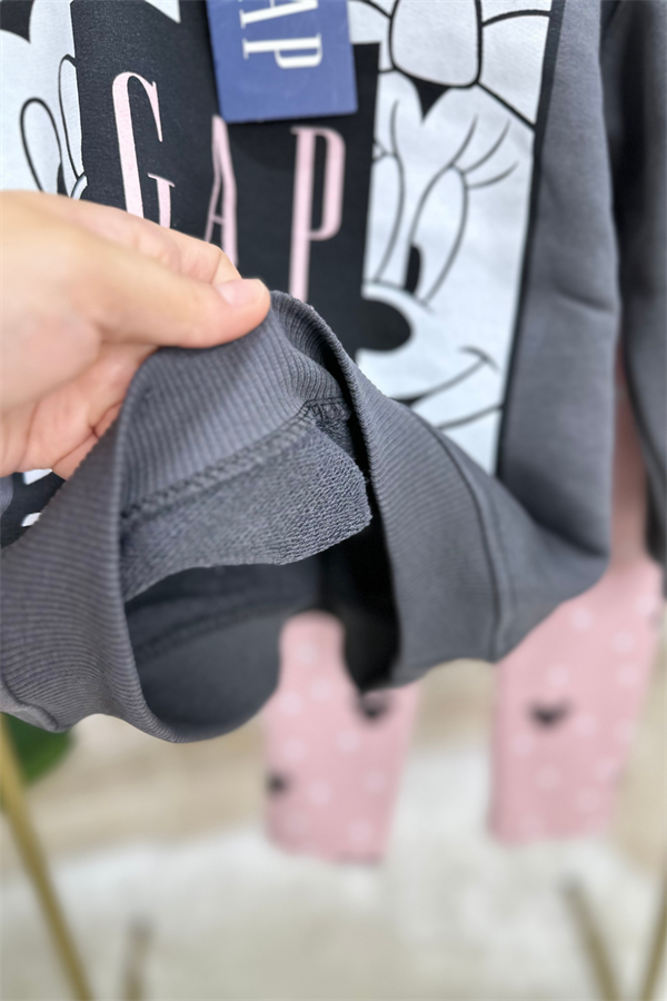 Kız Çocuk Minnie Mickey Gap 3 İplik Taytlı Takım