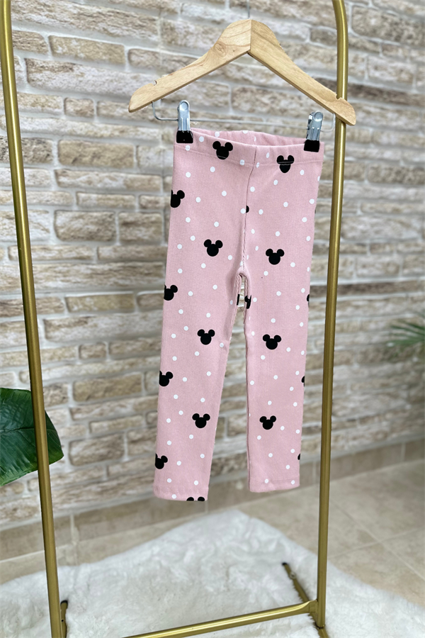 Kız Çocuk Minnie Mickey Gap 3 İplik Taytlı Takım