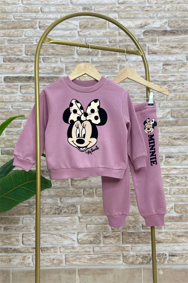 Kız Çocuk Minnie Mouse İkili Takım