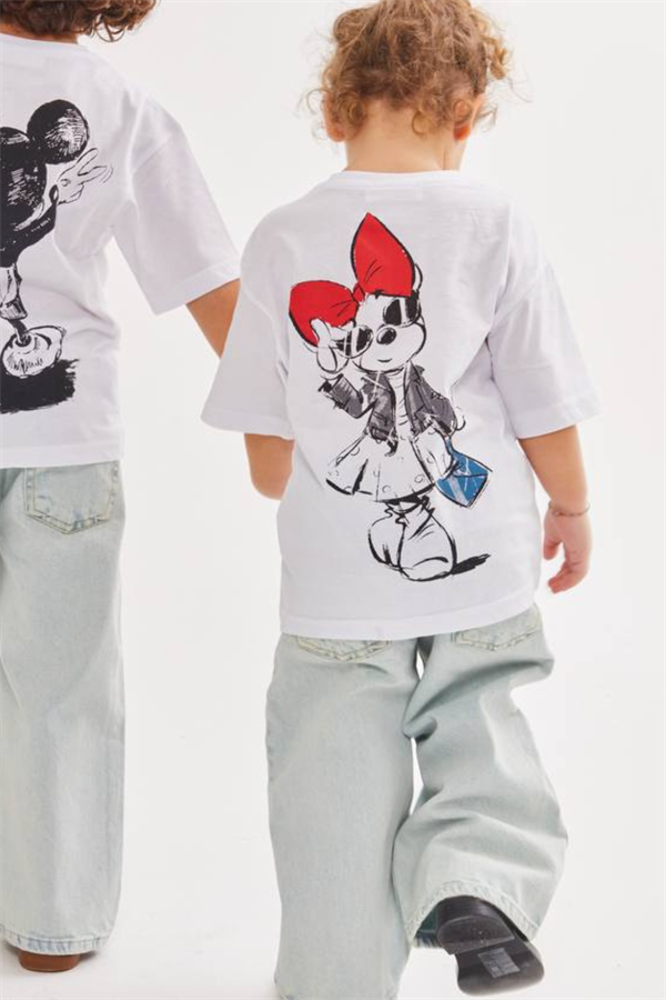 Kız Çocuk Minnie Tshirt & Jean Takım