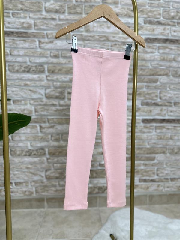 Kız Çocuk Örme Çiçekli Taytlı Takım