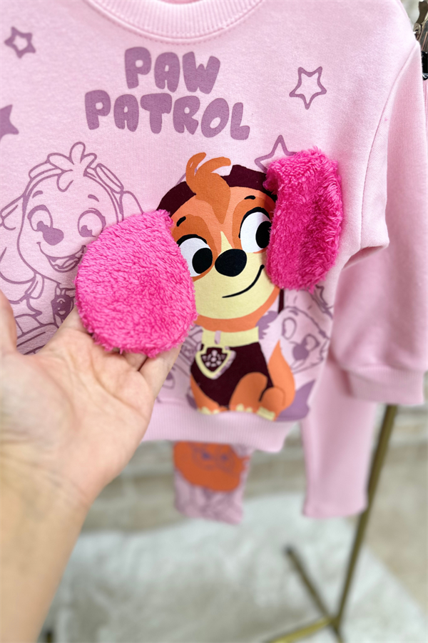Kız Çocuk Pawpatrol 3 iplik Taytlı Takım