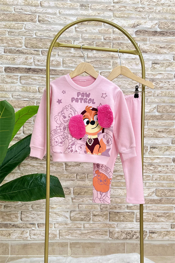 Kız Çocuk Pawpatrol 3 iplik Taytlı Takım