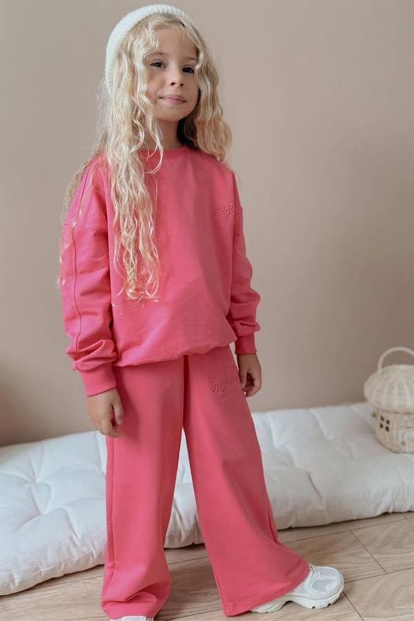 Kız Çocuk Style Girl Fuşya Takım