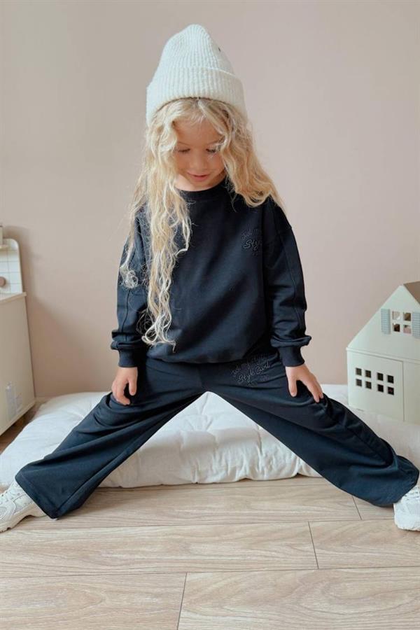 Kız Çocuk Style Girl Siyah Takım