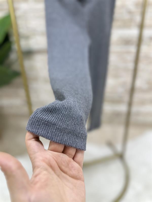 Kız Çocuk Triko Antrasit Tayt