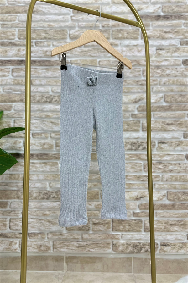 Kız Çocuk Triko Gri Tayt