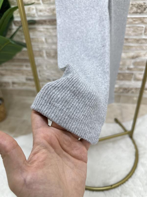 Kız Çocuk Triko Gri Tayt