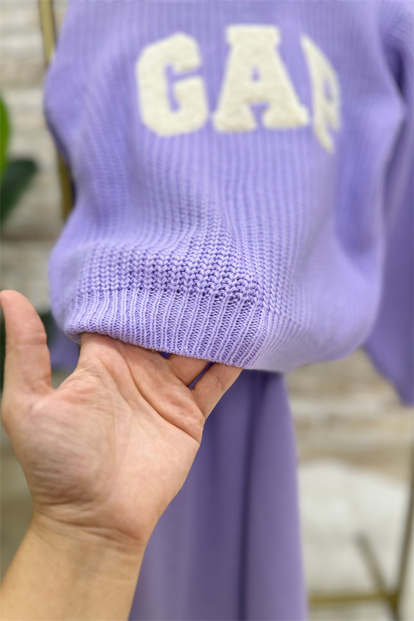 Kız Çocuk Triko Lila Gap Takım
