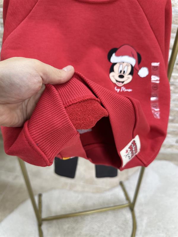 Kız Çocuk Yeni Yıl Minnie Taytlı Takım