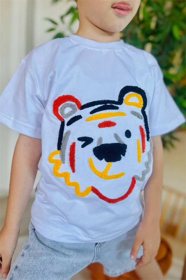 Kot Şortlu Süzene Nakışlı Takım