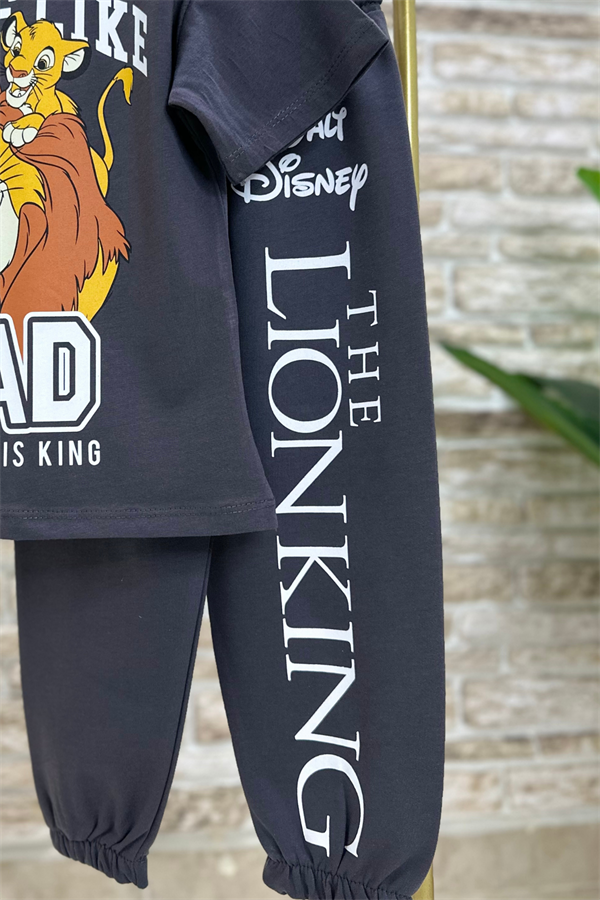 Lion King Antrasit Eşofman Takım