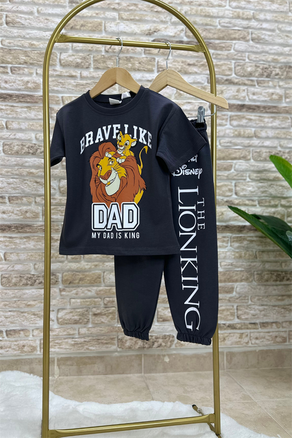 Lion King Antrasit Eşofman Takım