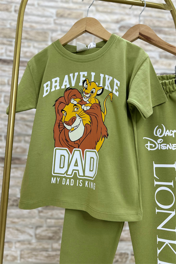Lion King Yağ Yaşili Eşofman Takım