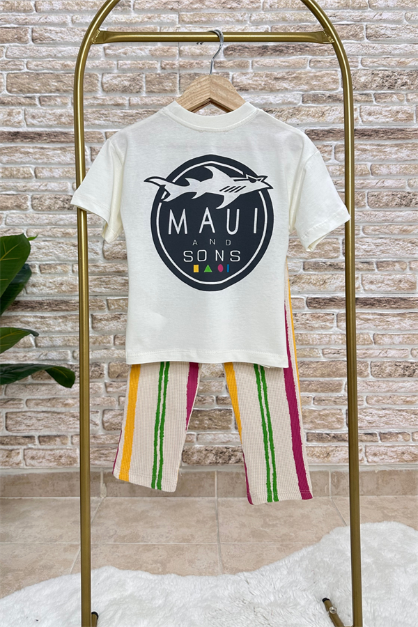 Mau Jogger Çizgili Takım