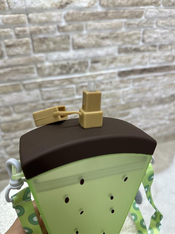 Meyve Dilimi Yeşil Su Matarası 400 ML