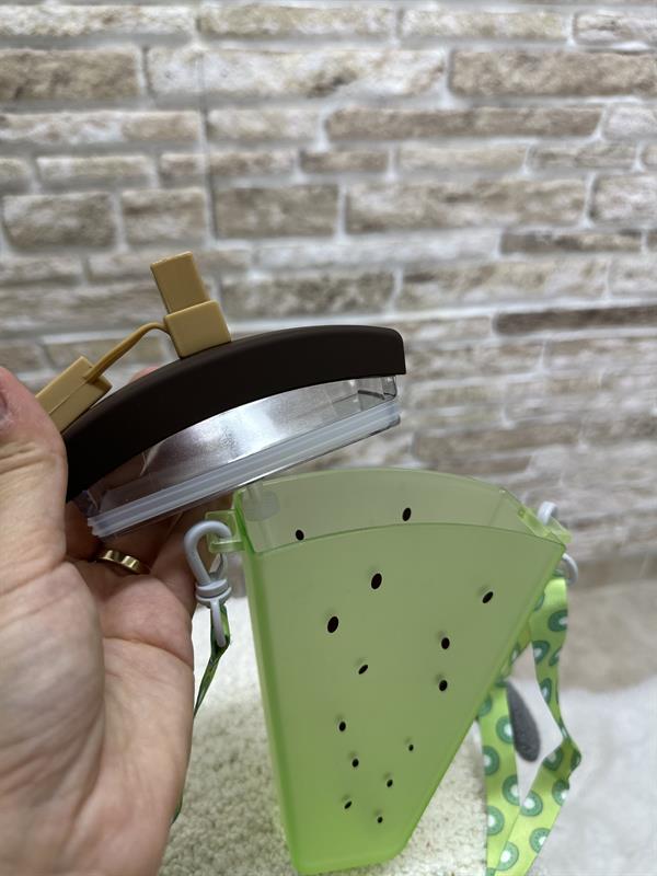 Meyve Dilimi Yeşil Su Matarası 400 ML