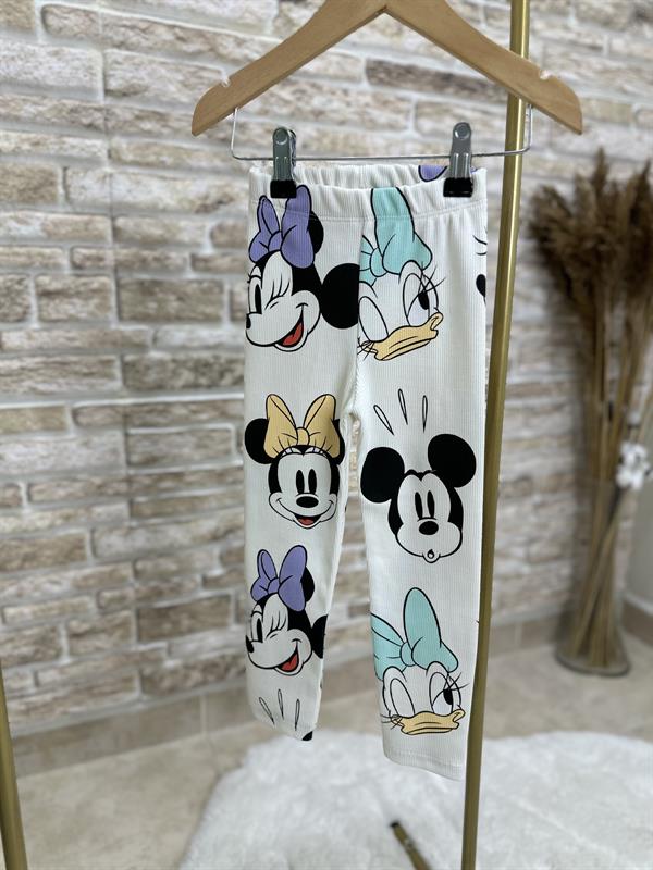 Mickey Friends Cep Detaylı Fitilli Tayt Takım