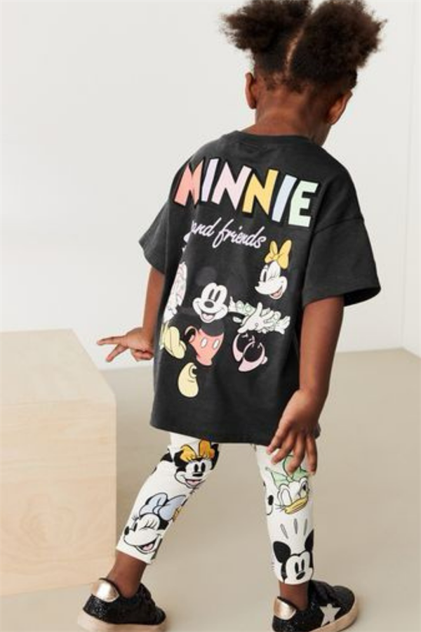 Mickey Friends Cep Detaylı Fitilli Tayt Takım