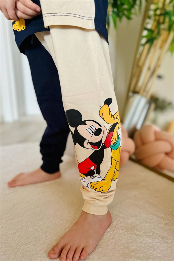 Mickey & Goffy Laci Krem Takım