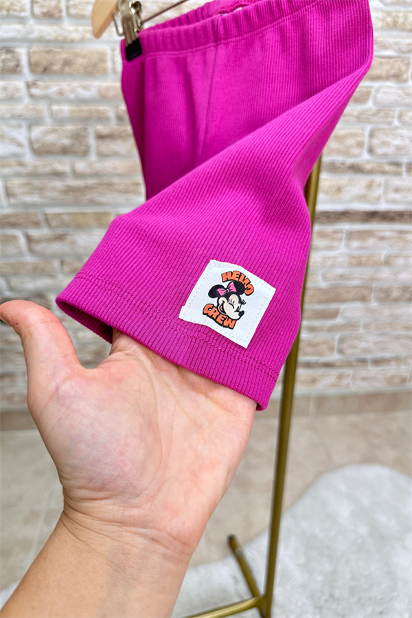 Minnie Fitilli Biker Tayt Takım