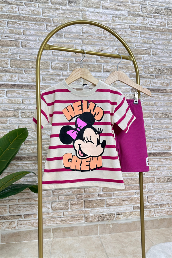 Minnie Fitilli Biker Tayt Takım