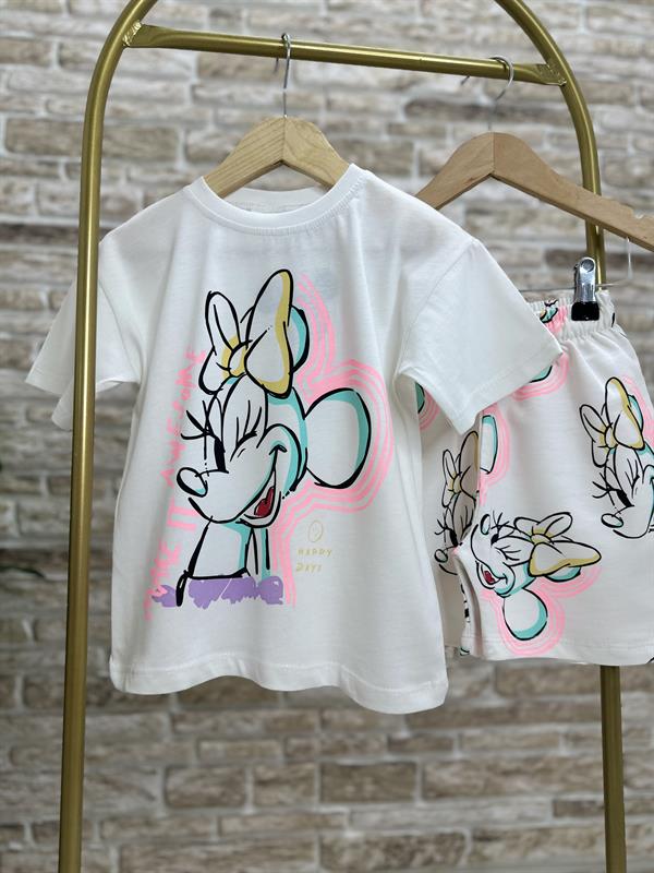 Minnie Happy Days Şortlu Takım