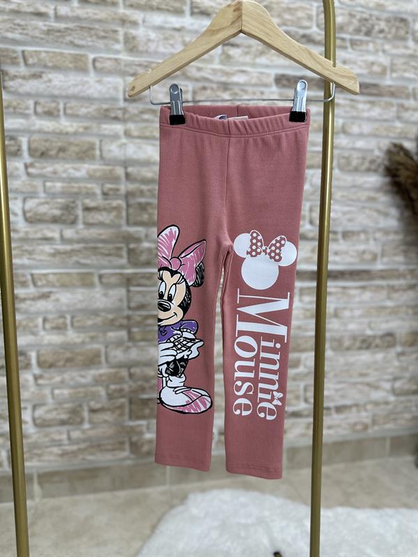 Minnie & Mickey Gül Kurusu Fitilli Tayt Takım