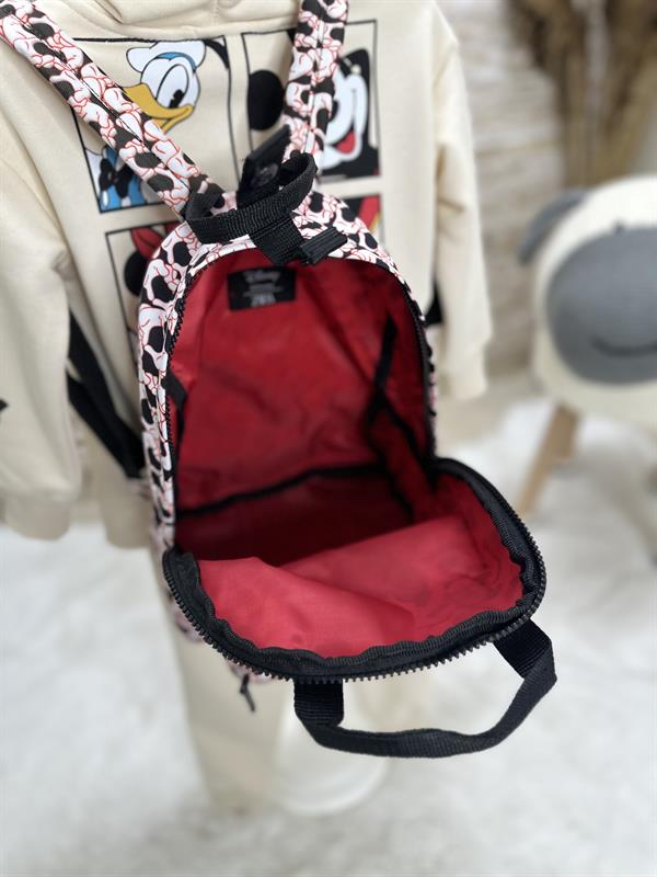 Minnie Mouse Baskı İkili Sırt Çantası