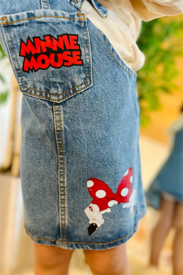 Minnie Puantiye Kot Jile Elbise