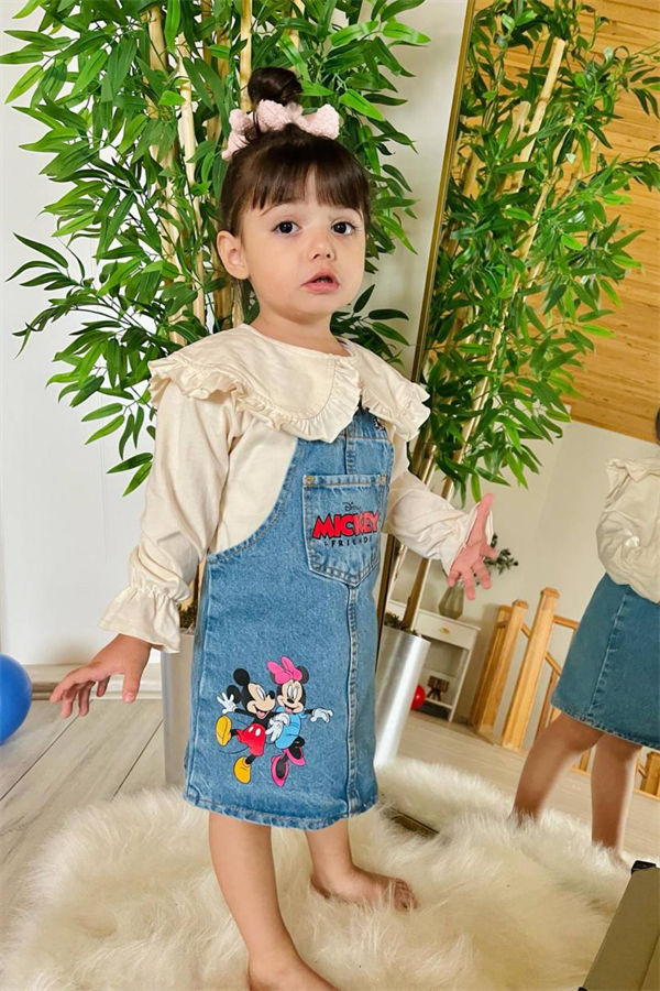 Minnieli Kot Jile Elbise