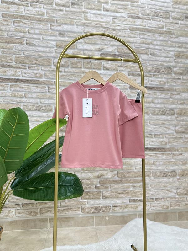 Miu Miu Gül Kurusu Biker Tayt Takım