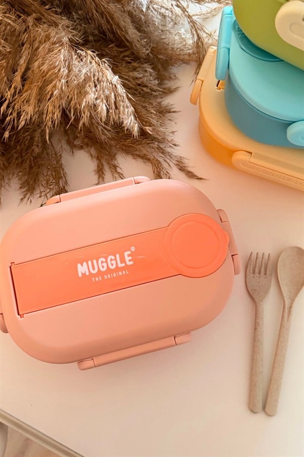 Muggle 304 Çelik 2 Bölmeli Beslenme Kabı 