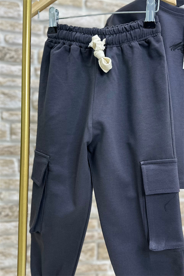 Next Antrasit Tshirt Eşofman Takım