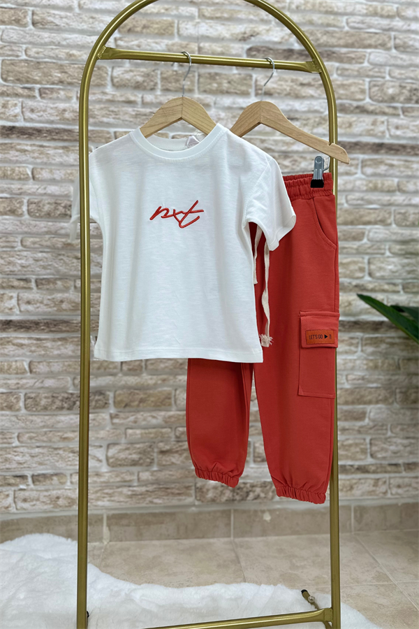 Next Kiremit Kargo Cepli Eşofman Takım