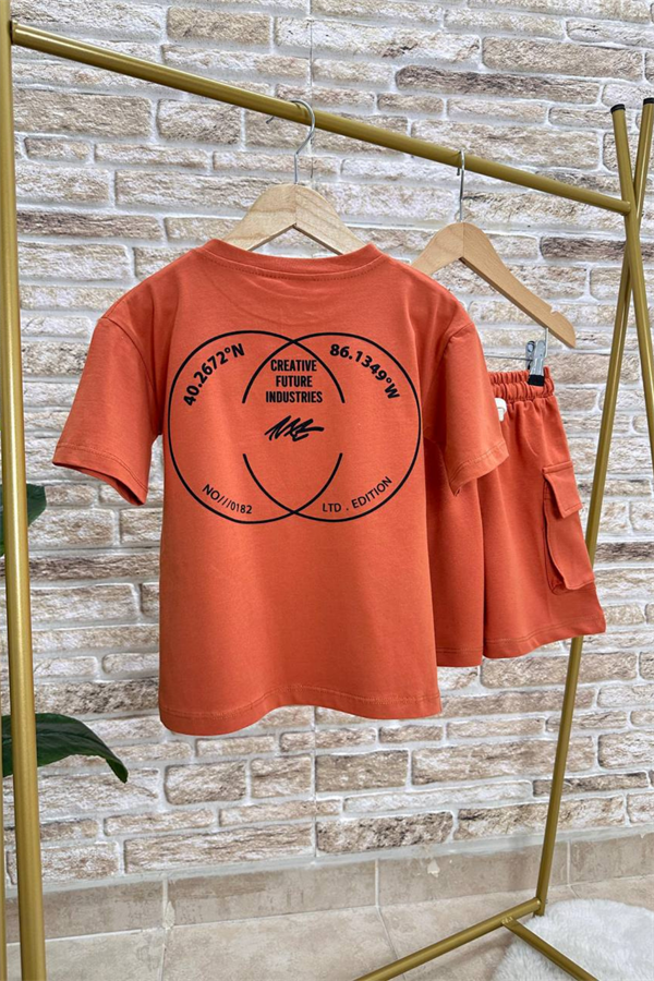 Next Kiremit Şortlu Takım