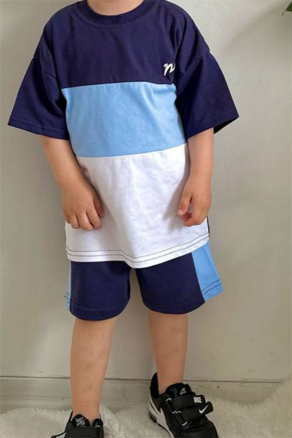 Next Laci Mavili Şortlu Takım