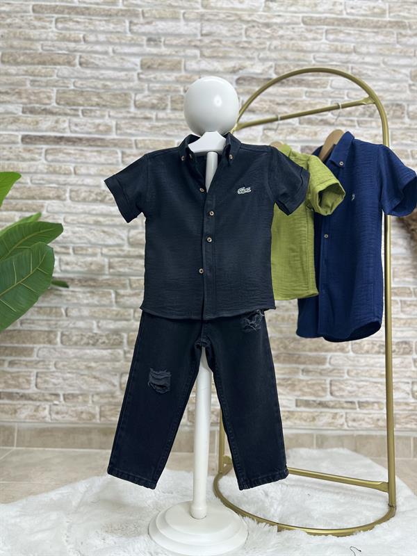 Orj. Marka Siyah Gömlek