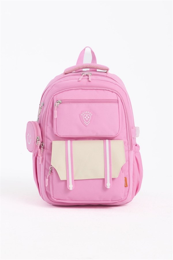 Pembe 3lü Set  Çocuk Sırt Çantası - Ilkokul, Ortaokul, Lise Uyumlu