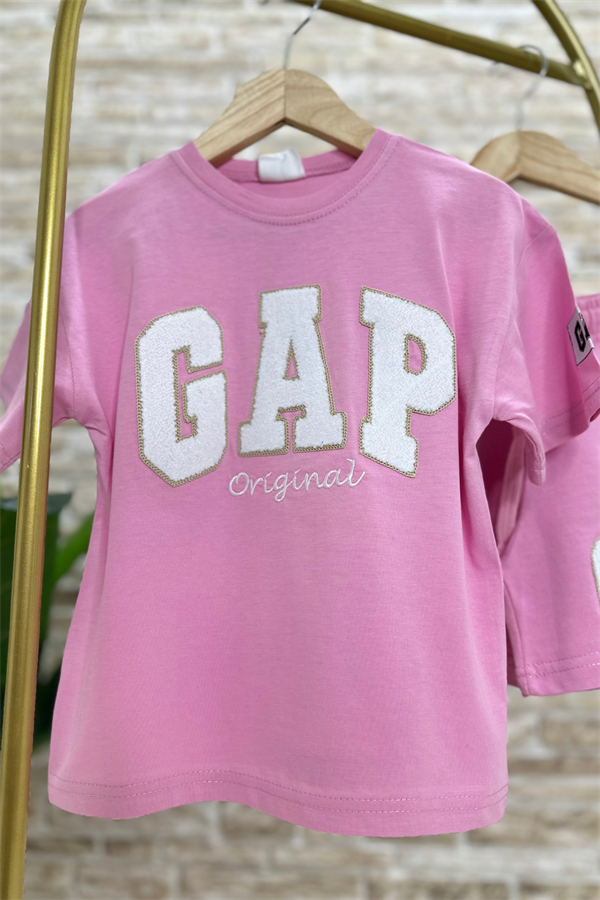 Pembe Gap Şortlu Takım