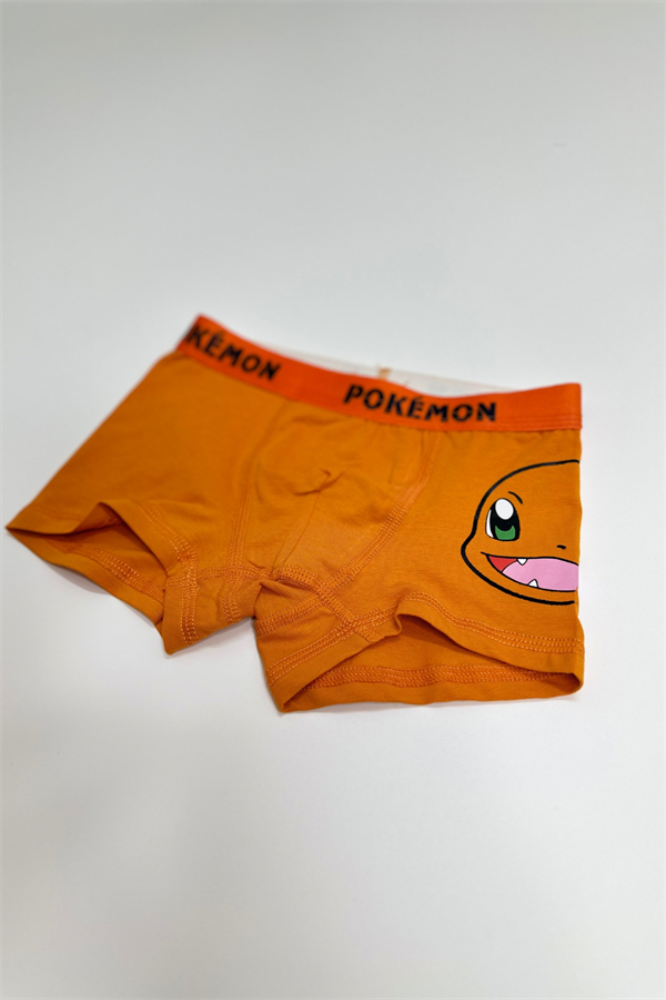 Erkek Çocuk Pokemon Oranj Boxer
