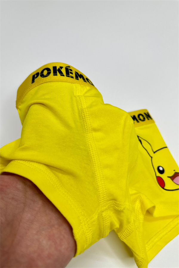 Erkek Çocuk Pokemon Sarı Boxer