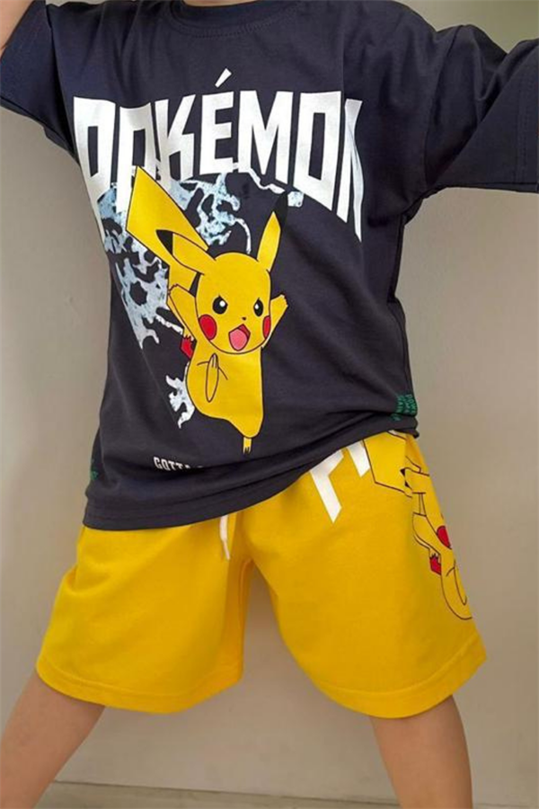 Pokemon Şortlu Takım