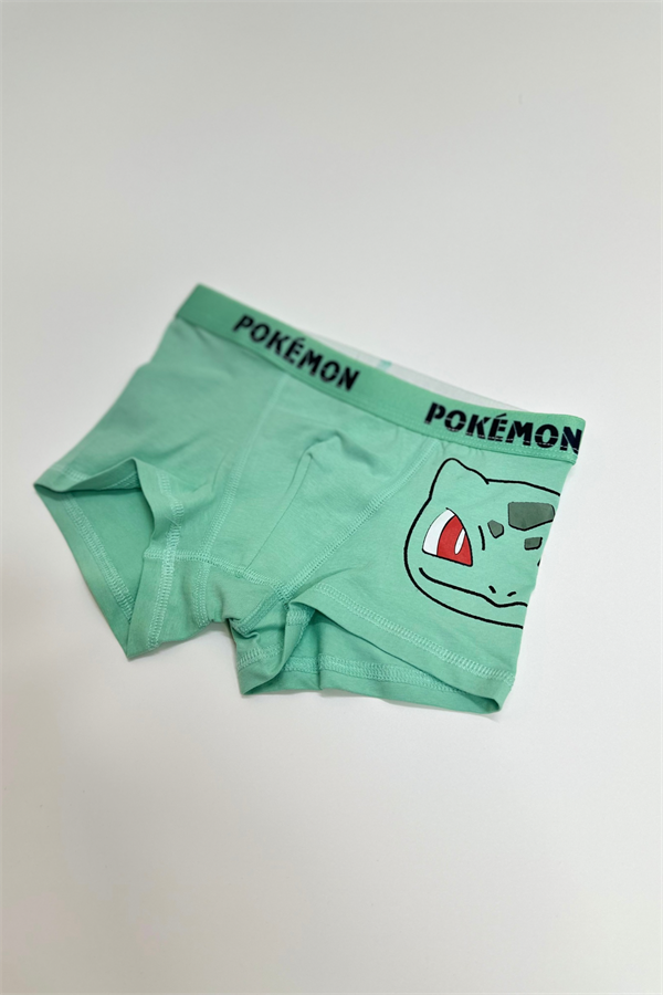 Erkek Çocuk Pokemon Su Yeşili Boxer